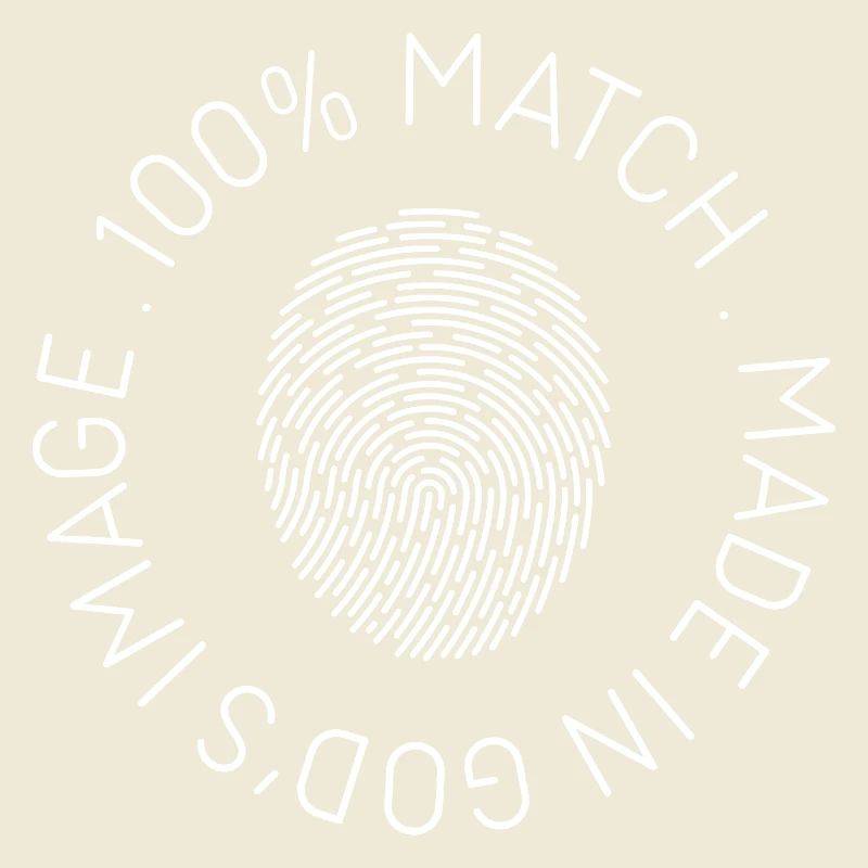 Fingerprint Circle 100% Match