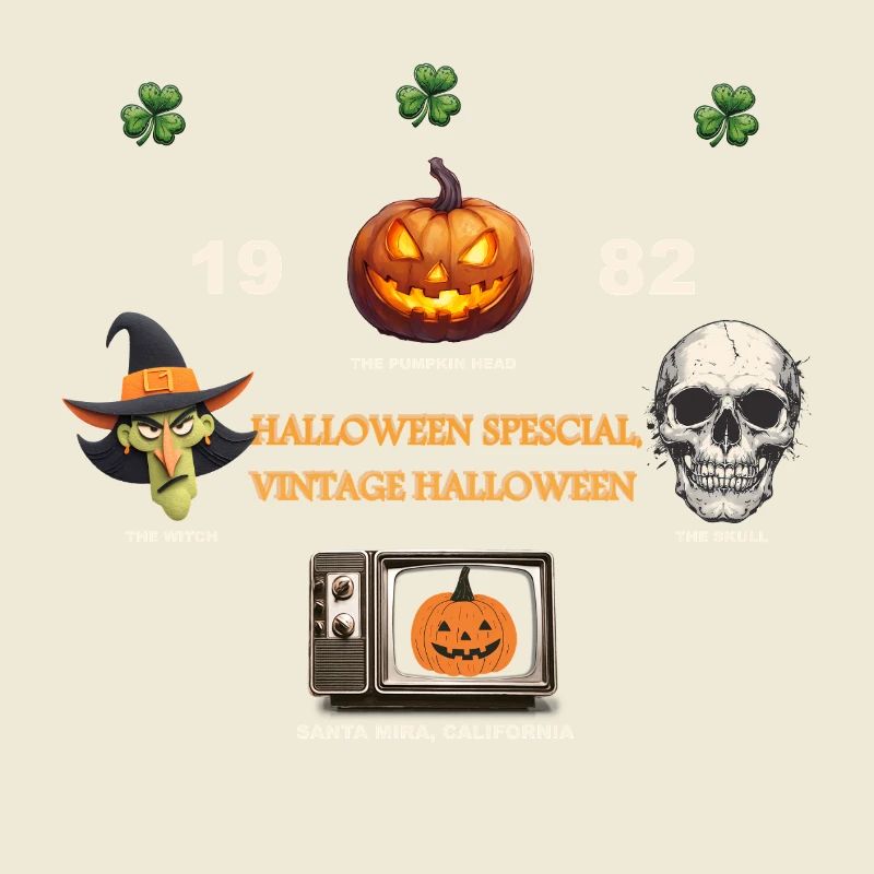 Vintage Halloween Mashup Tee