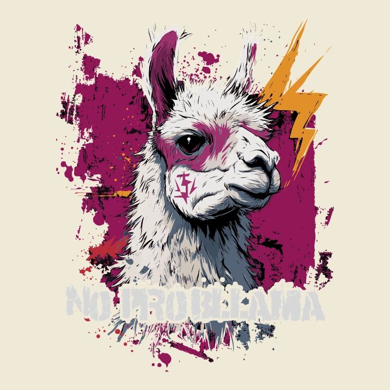 Cooles Lama Alpaka