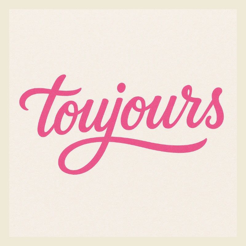 Toujours Pink Script