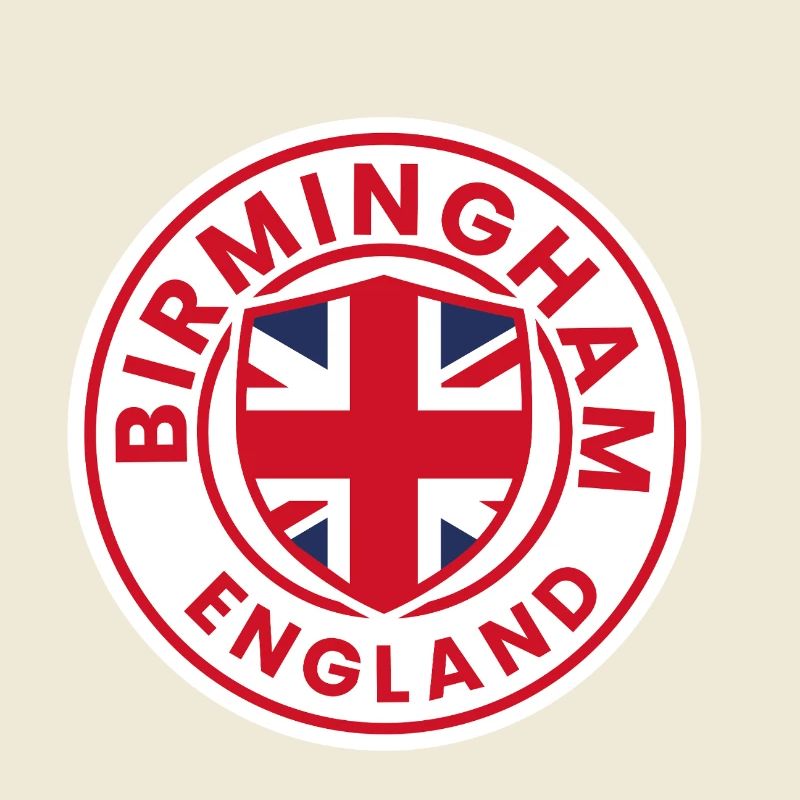 Birmingham England Shield Badge
