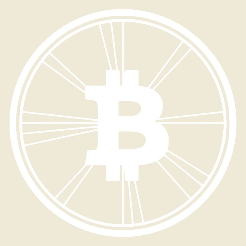 Bitcoin Logo Modern Wireframe Krypto