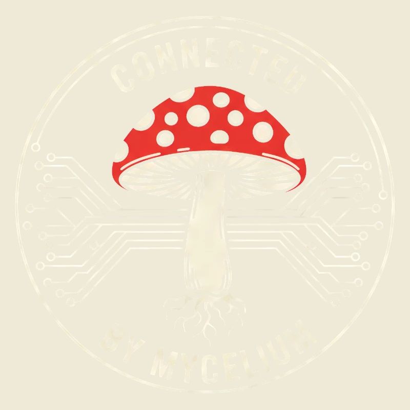 Mycelium Toadstool Network Biology Technology Nature