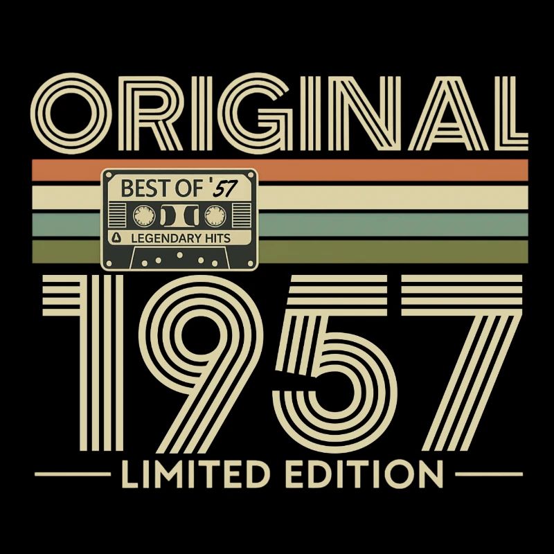 Original 1957 Édition Limitée Rétro