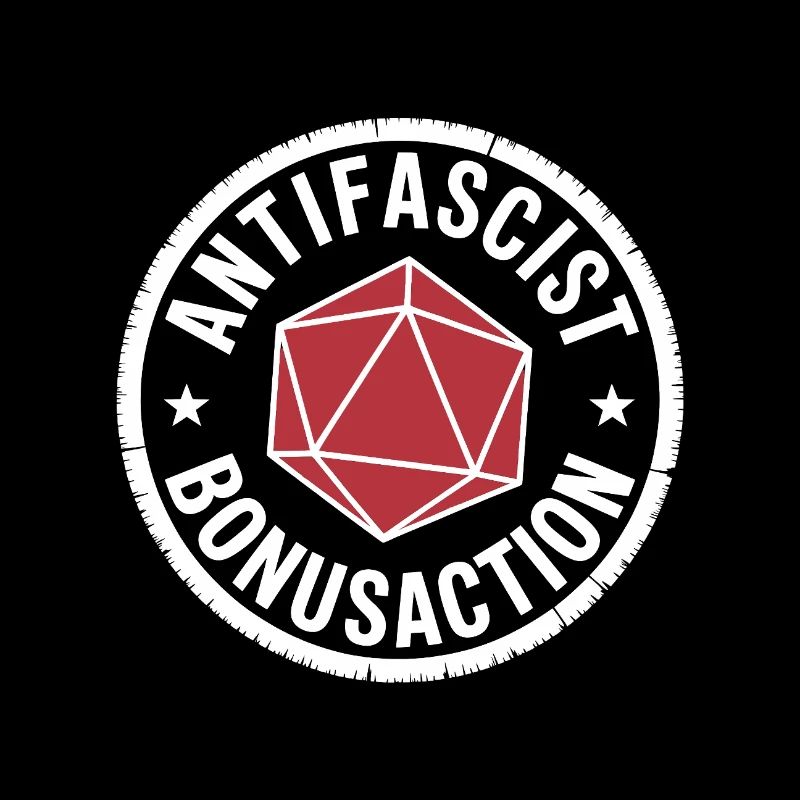 Antifascist Bonusaction - D'n'D Antifa Tee