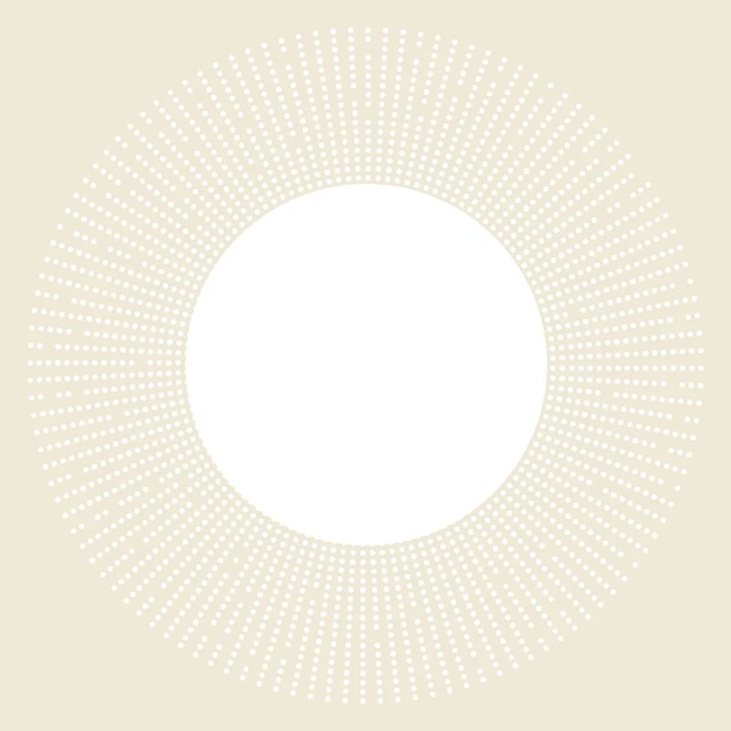 Radiance à Coup de Points Circulaire