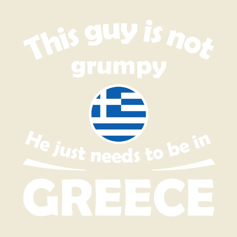 Pas Grumpy Greek Vibe Tee
