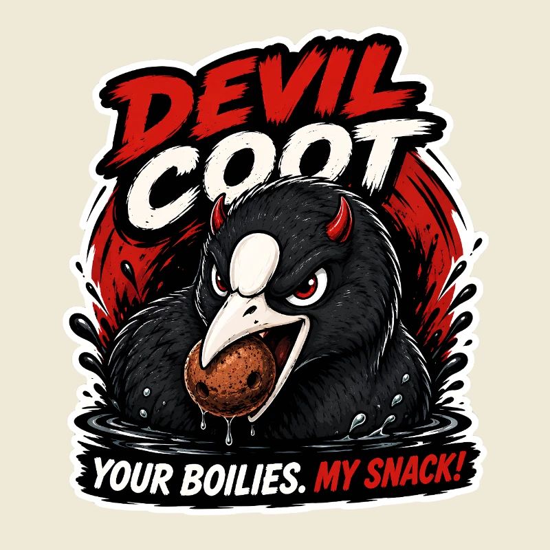 Conception drôle de pêche à la carpe Devil Coud