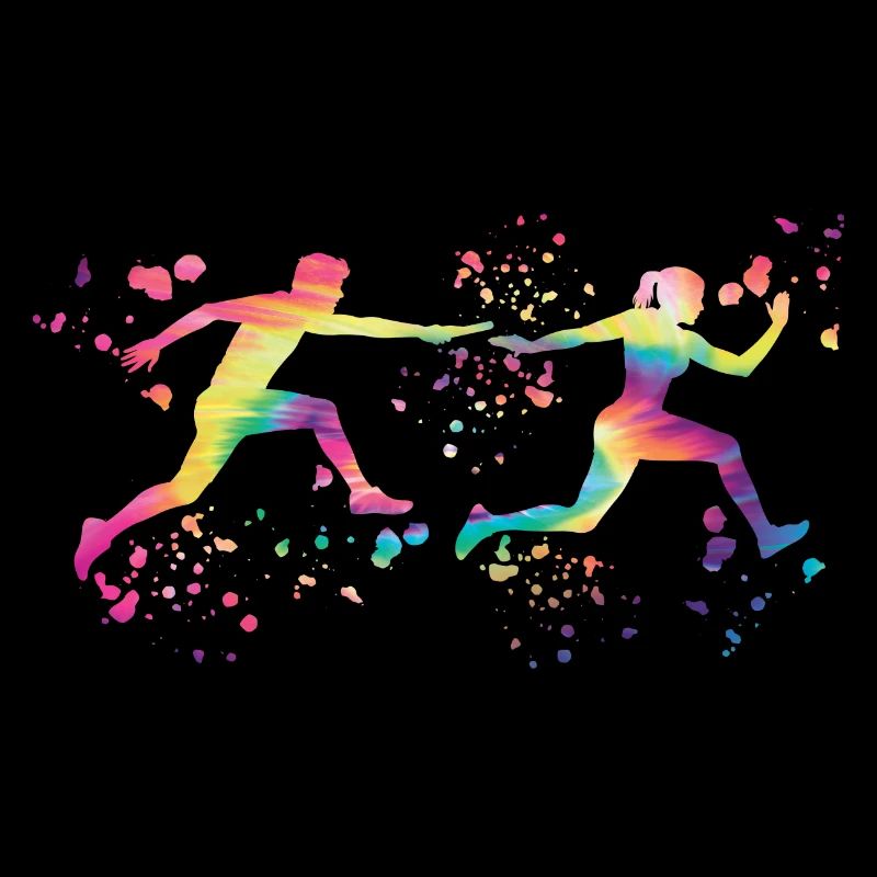 Coureur de relais, Course de relais, Course de relais, Course de relais