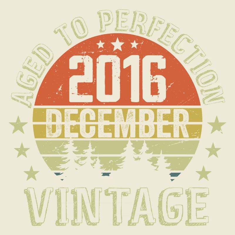 Retro Geburtstagsgeschenk - Geboren im Dezember 2016