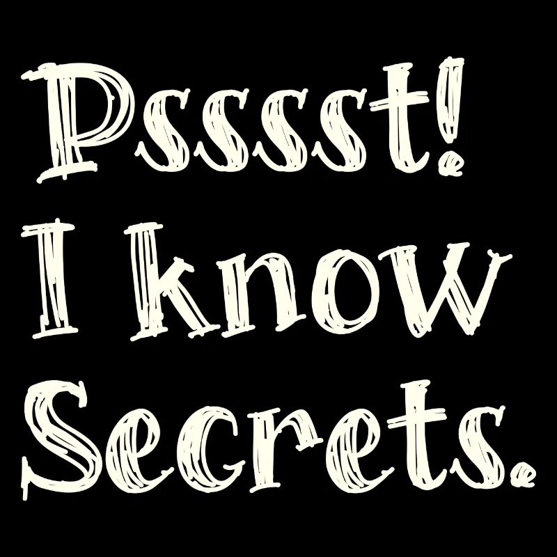 Pssst je connais les secrets - tshirt drôle pour les magiciens