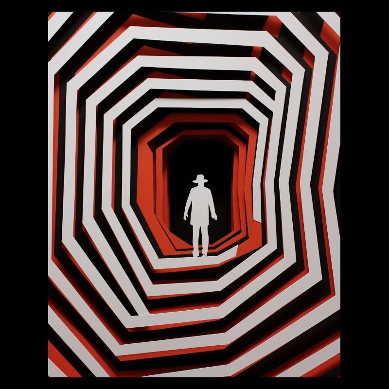 Papier découpé Vertige