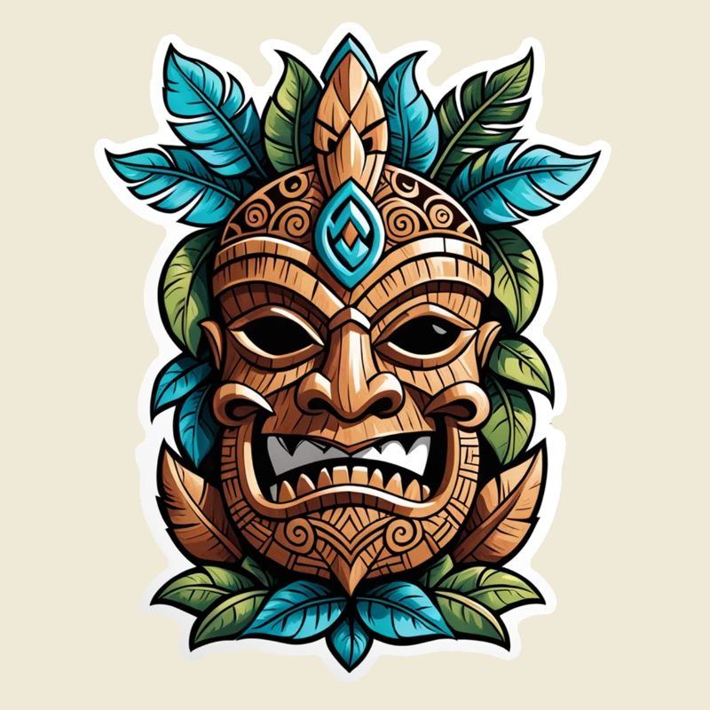 Tiki Beach - Polynesia Statue