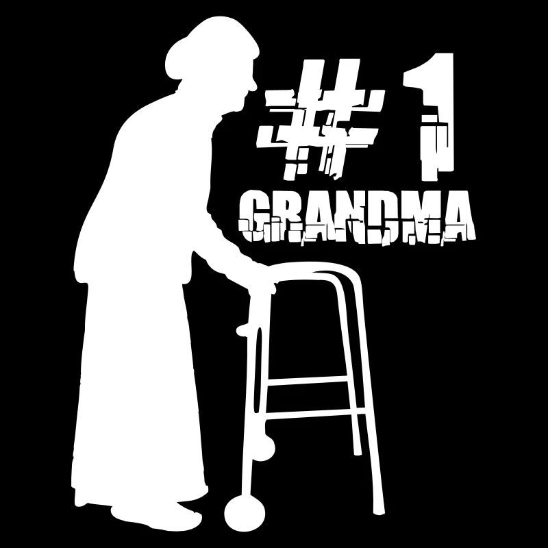 Erste 1 # Hashtag Grandma Oma Großmutter Liebe