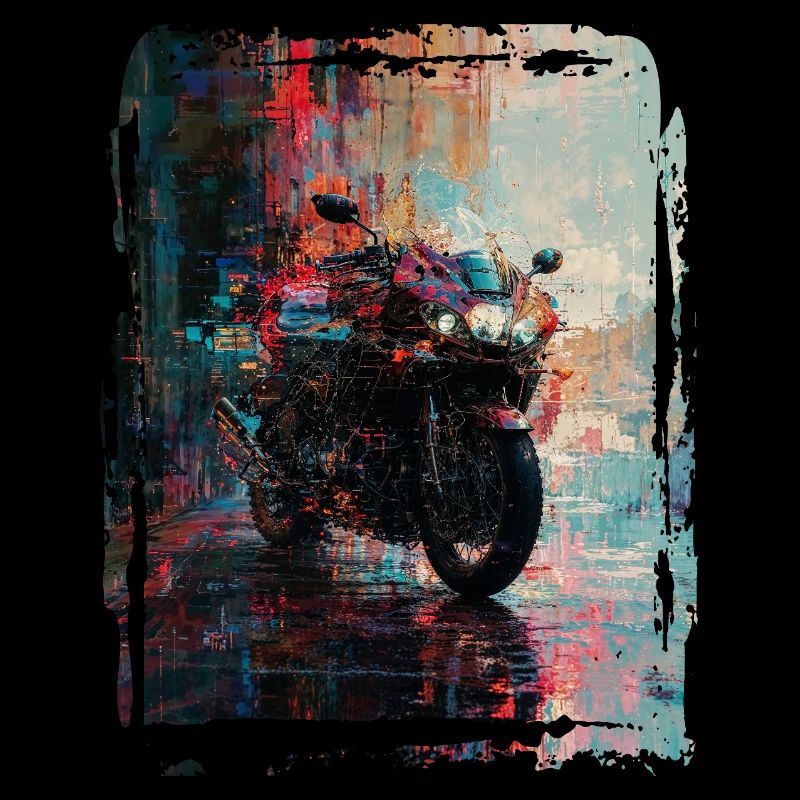 Motorcycle abstract