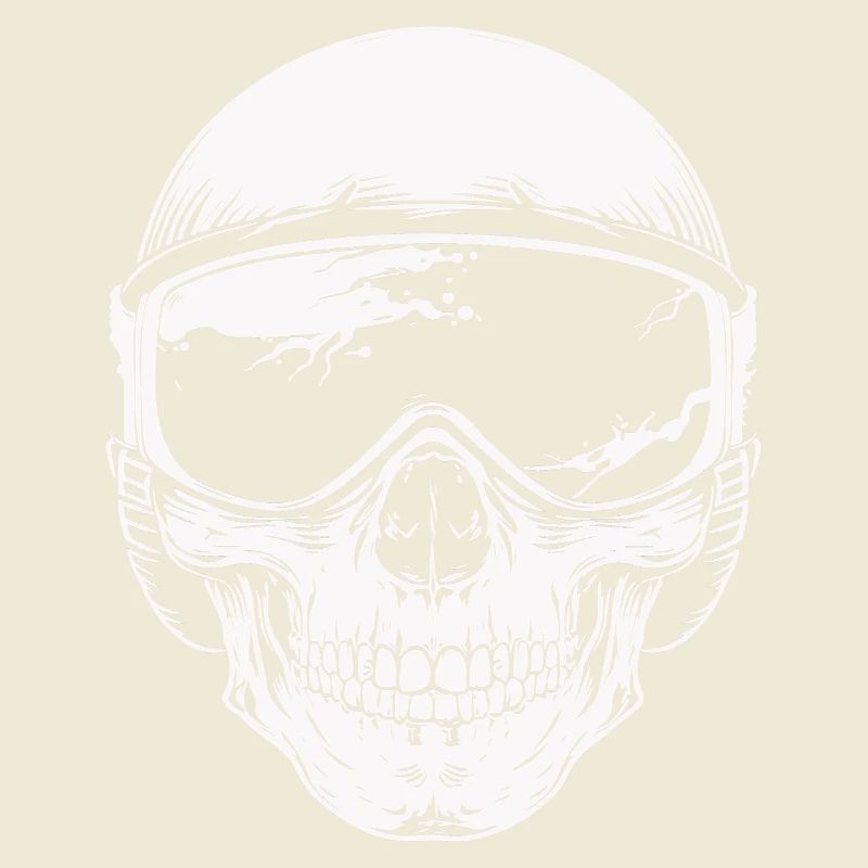 skull biker brille
