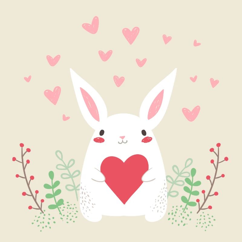 Eastern Bunny Easter Bunny Rabbit Ears Cute LOL