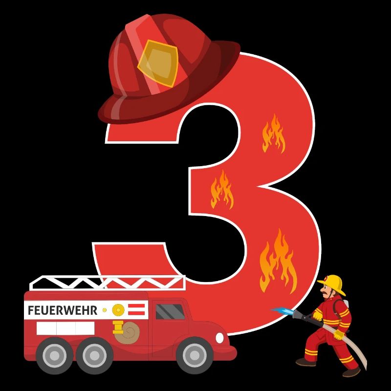 3 fireman fireman third birthday