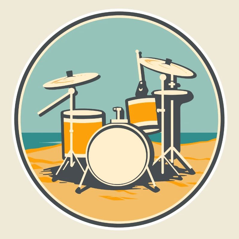 Drum Set Illustration