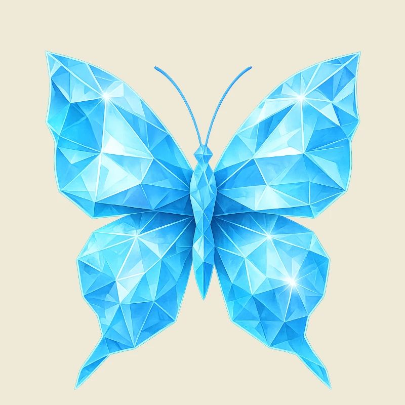Diamond Butterfly | Geometric elegance