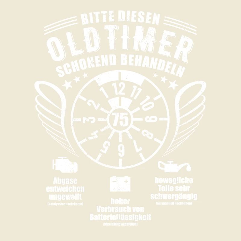 Oldtimer schonend behandeln - 75. Geburtstag