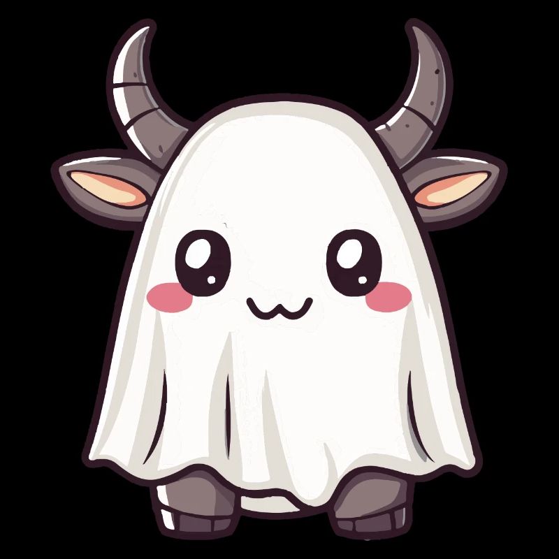 Stier Halloween Comic Geist