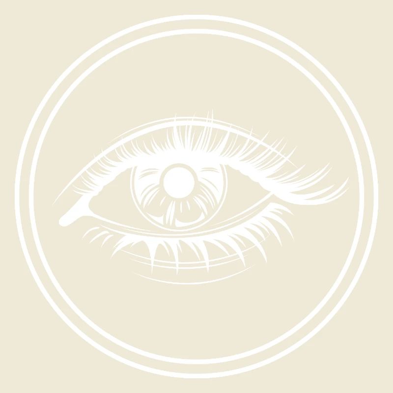 Eye symbol eyelashes
