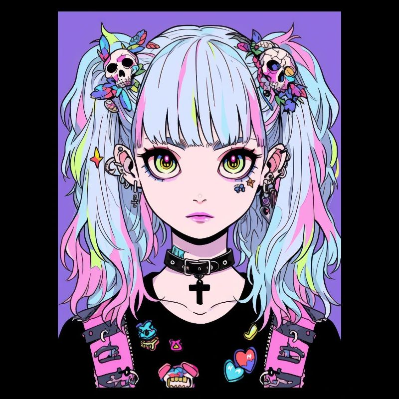 Anime, Mädchen, Geschenk