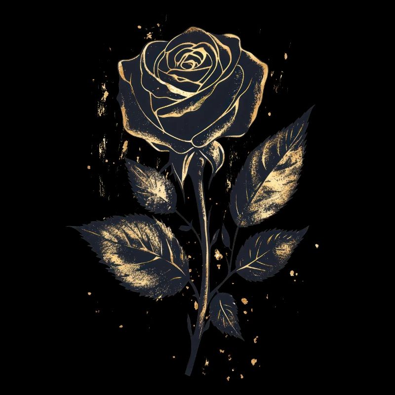 Black Golden Rose