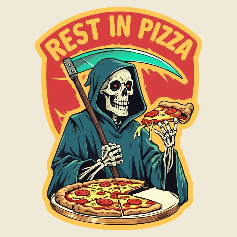 Ruhe in der Pizza