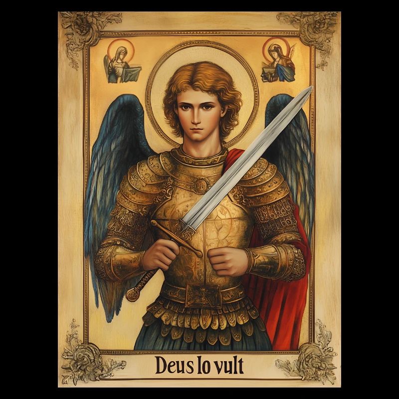 Deus lo vult Christlicher Erzengel Michael