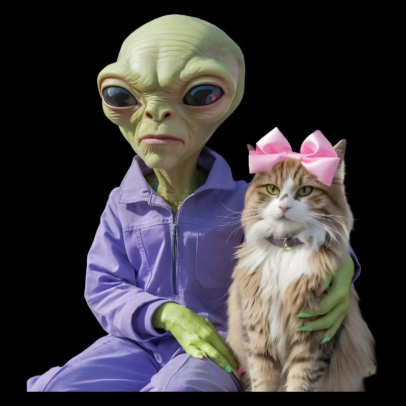 Alien und Katze – Galaktische Liebe