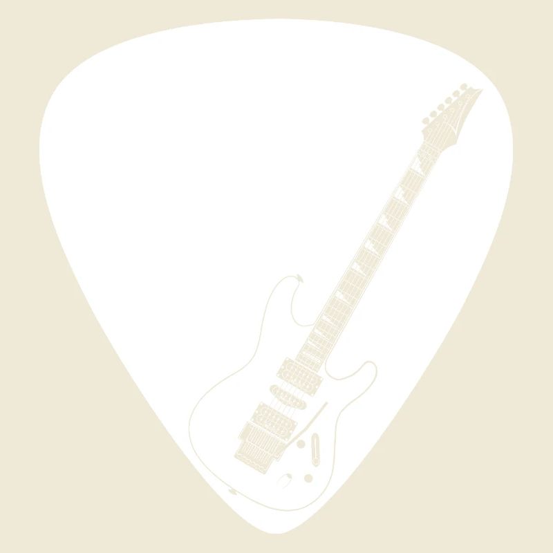Electric guitar (Strat shape) for dark backgrounds