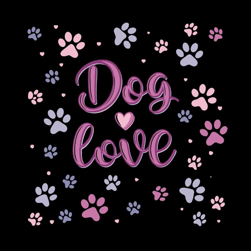 Amour Chien Pastel