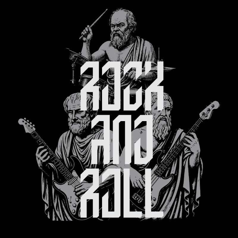 Classic Rock and Roll Ancient Philosopher Band T-S