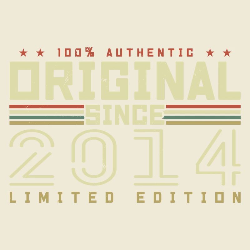 Original 2014 Retro 2014 Birthday Gift