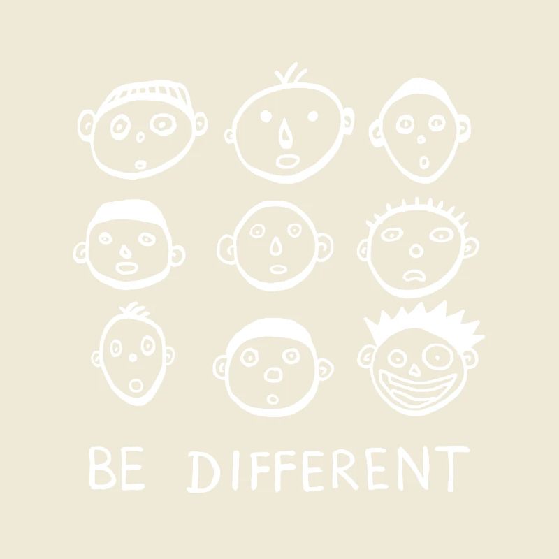 Be different sei anders statement cool lustig