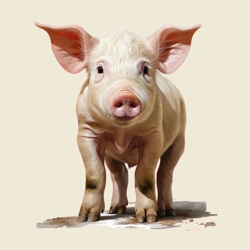 Kleines putziges Ferkel