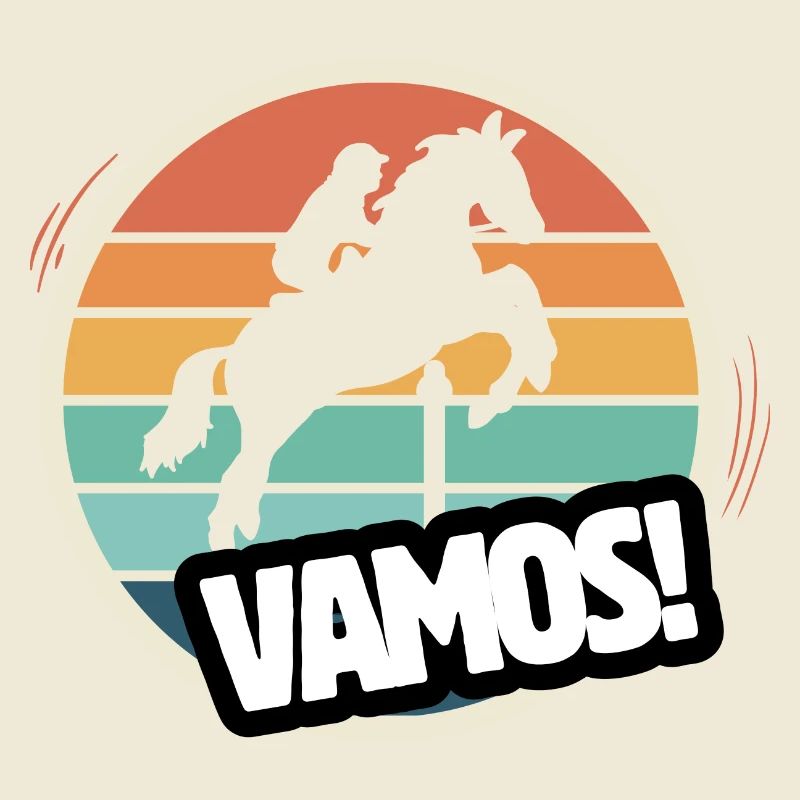 Vamos canoë équitation saut d’obstacles rétro