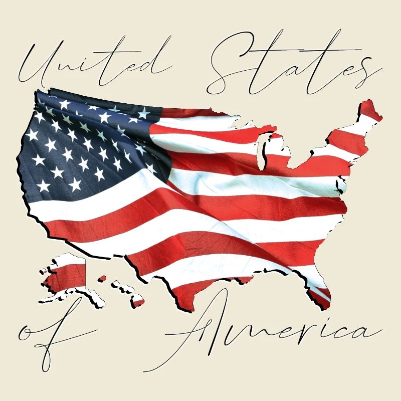 United States | Real Flag | Flag Map Script