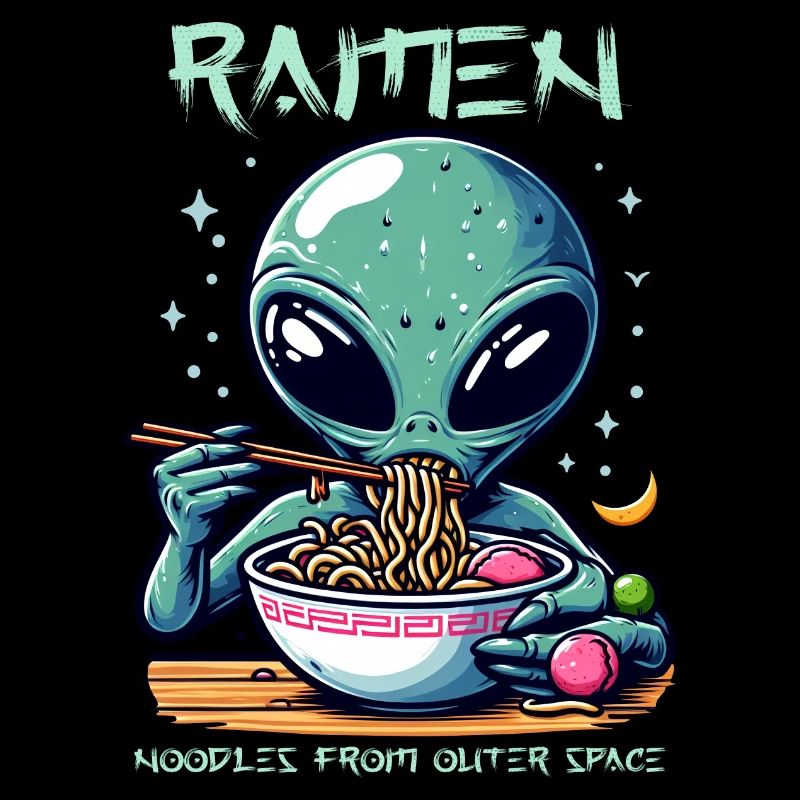 Extra-atmosphérique Ramen Alien Noodles