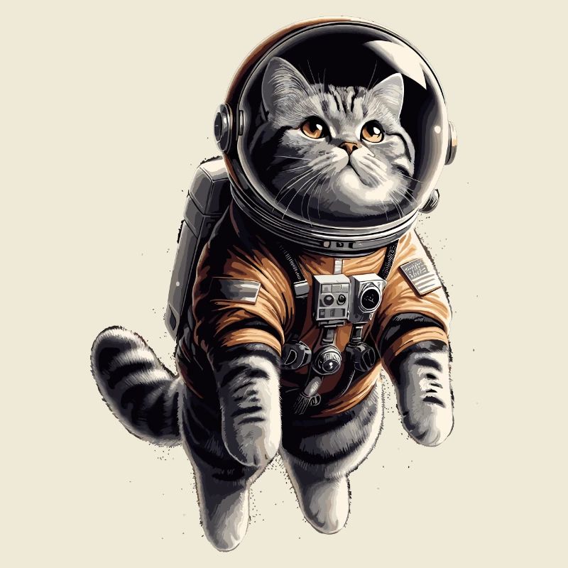 Astronaut BKH getigert Geschenk