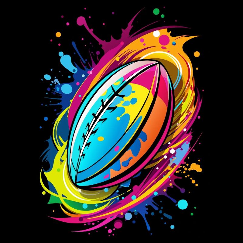 Éclaboussure de rugby Neon Energy