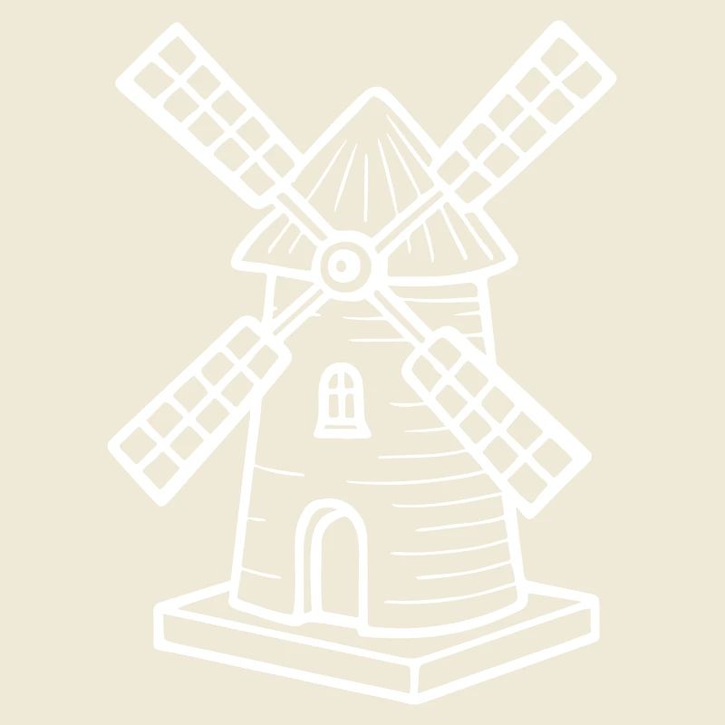 Moulin à vent symbole moulin