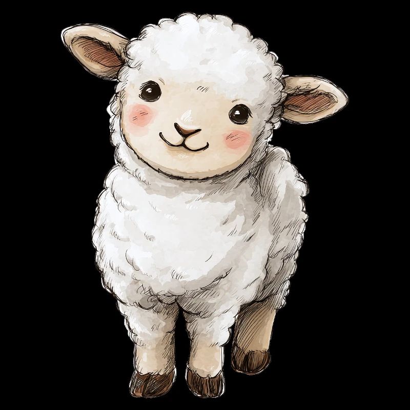 Mignon bébé mouton