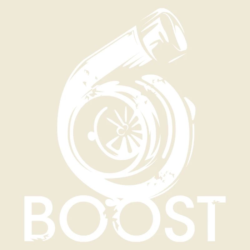 Boost Engine Icon Turbo Illustration Racing Tuner