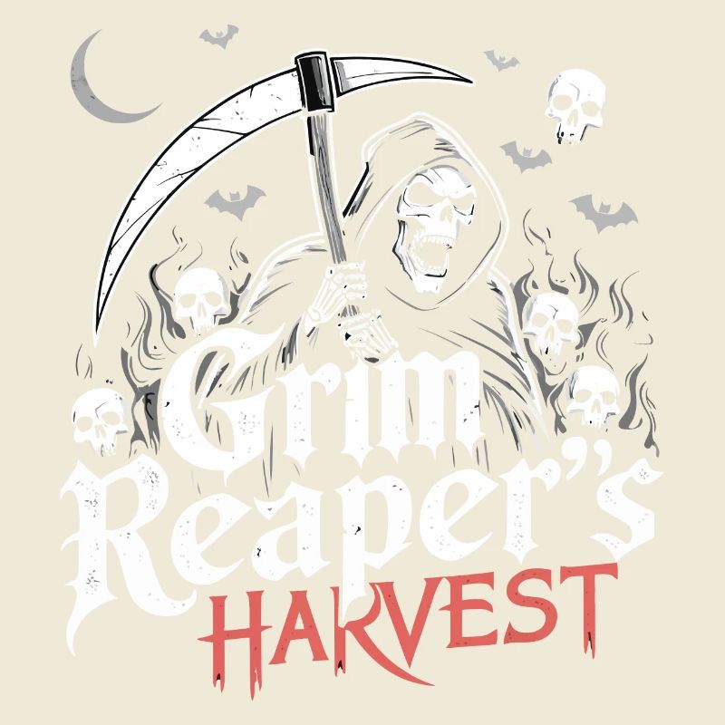 Düsterer Erntesensenmann