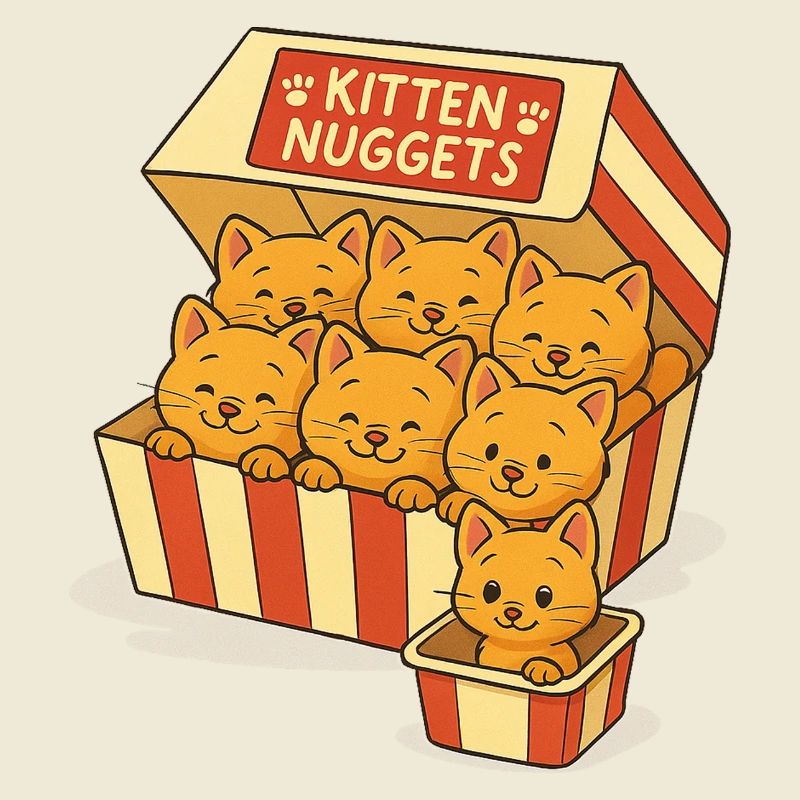 Capsules pour chats avec des visages mignons