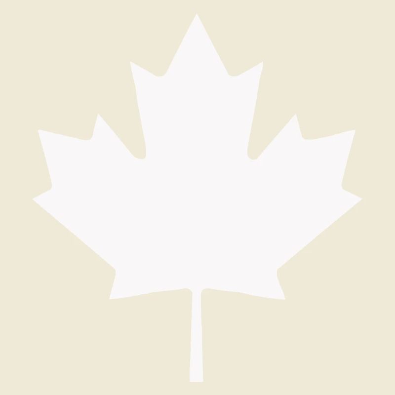 Silhouette de la feuille du Canada
