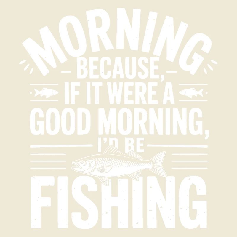 Citation de pêche matinale Tee